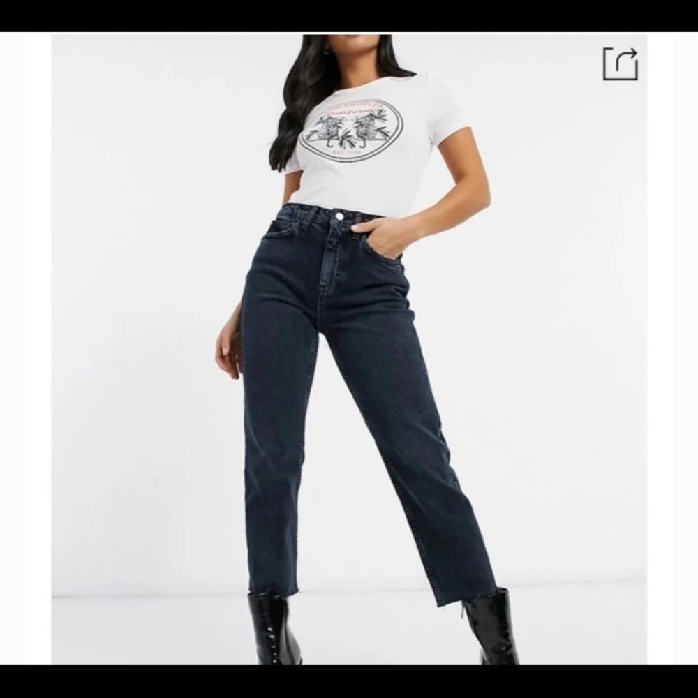 Topshop straight jeans petite size 26